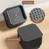 Professional Heavy-Duty Furniture Foot Pad Silicone Round Bed Lifts Risers Adjustable Non-slip Bed Lifter Refrigerator