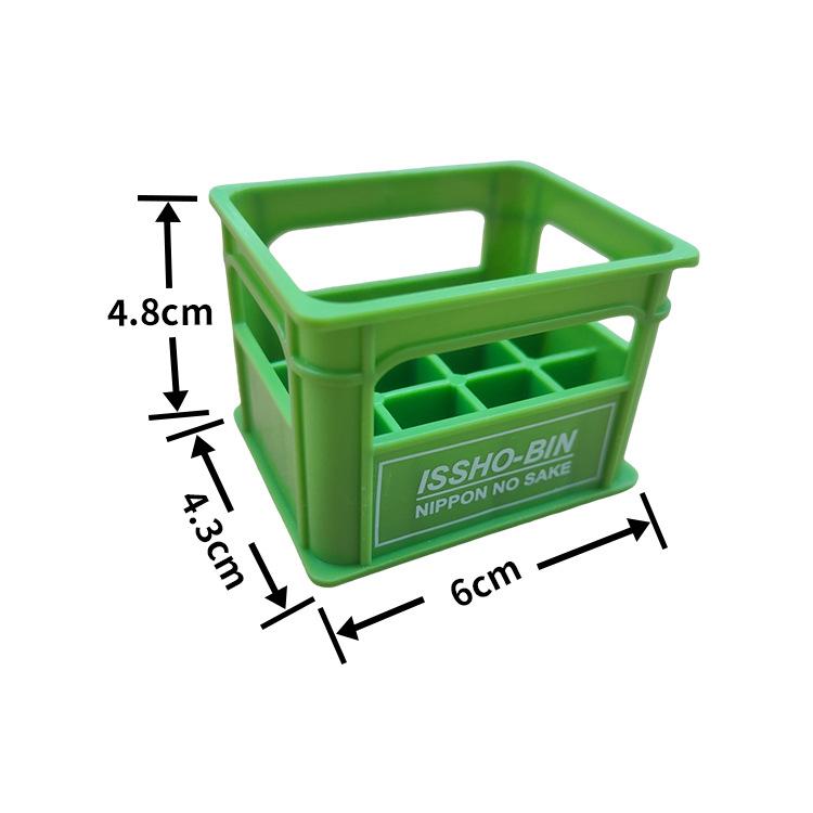 Doll House Miniature Beer Basket, Handmade Food And Play House Toy Simulation Beverage Basket Ornament