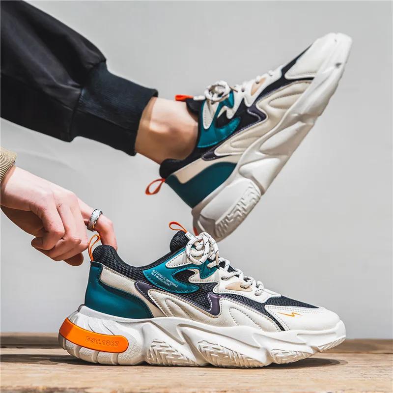 Maogu Bequemer Herrenschuh 2026 Herren Freizeitsneaker Mode Atmungsaktives Mesh Tennis Sport Laufen Elastisch Vulkanisierte Schuhe