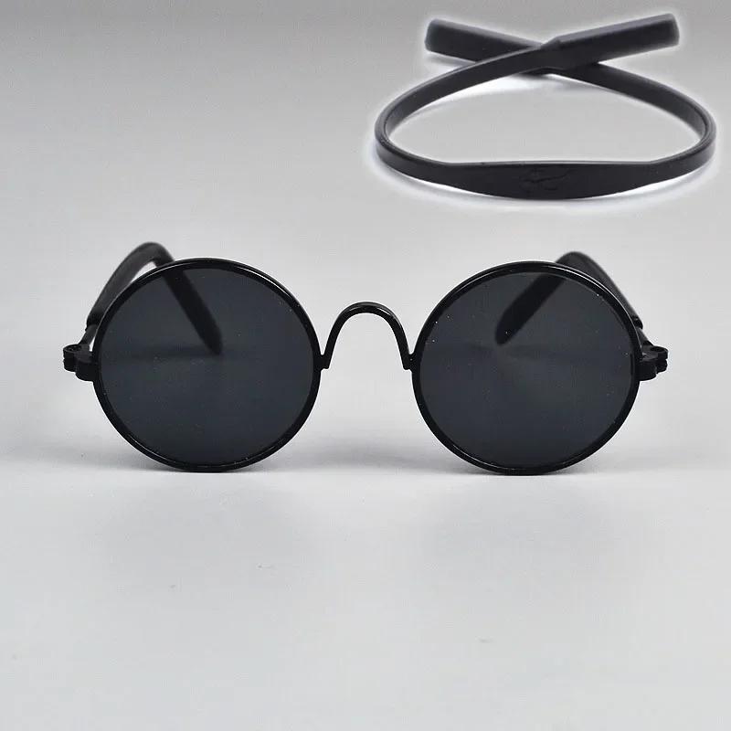 Cat Sunglasses Summer Outdoor Puppy UV Protection Sunglasses Dolls Sun Glasses Small Dog Cosplay Photo Props Cute Pet Sunglasses