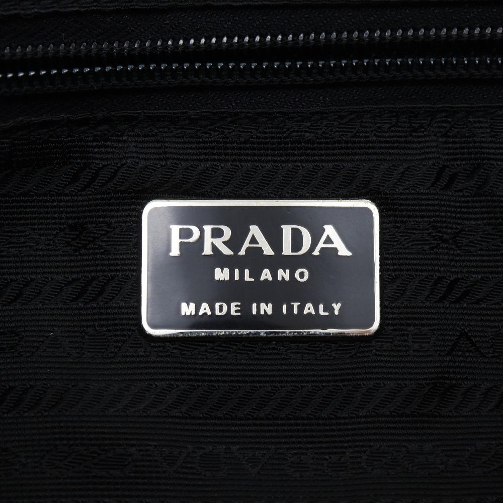 Prada Řetízkový ramenní vak B6431 NERO černý Nylon/plast Ženy Použitý
