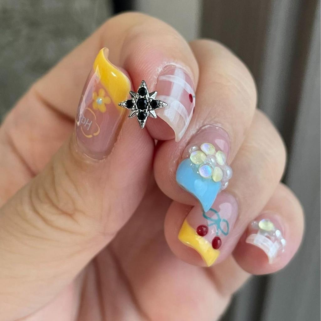 Haoyue Xingchen S925 Silver Needle Star & Moon Stud Earrings - High-End Couple Style Niche Design