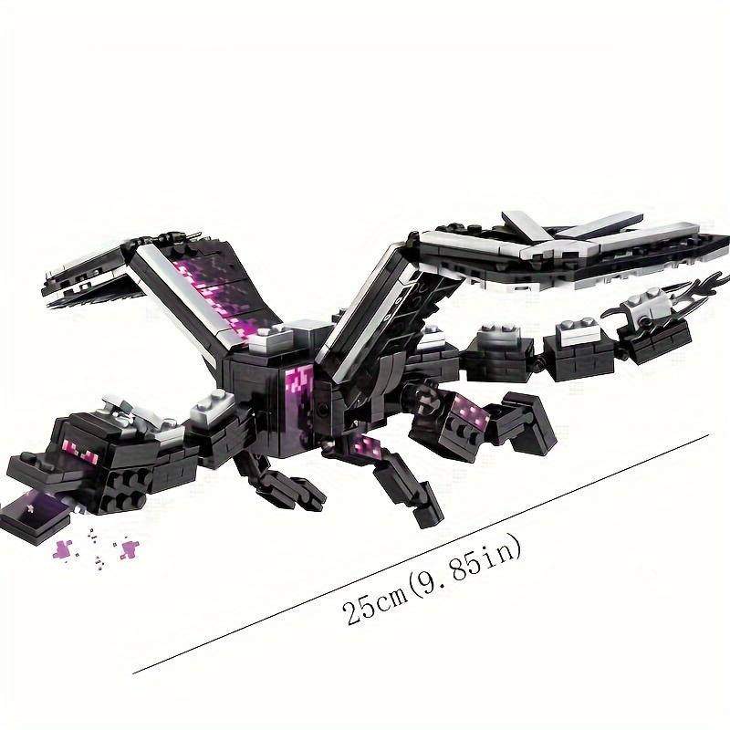 246pcs Black Pixel Dragon Movie Model Building Blocks, Halloween Gifts, Christmas Gifts, Birthday Gifts