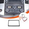 Carbon Fiber Console Air condition Panel Cover Trim For Nissan Frontier 2009-17