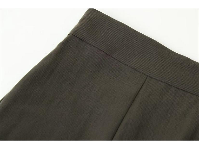 European & American Retro Style Women's Loose Wide-Leg Pants with Pleats - 2025 Collection