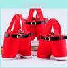 Santa Claus Pants Shaped Christmas Candy Gift Bag For Kids Holiday Cheer**