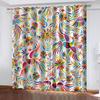 Children'S Room Curtains Cartoon Colour Print 3D Design Luxury Girl Window Curtains For Living Room Bedroom Home Decor 2 Pieces