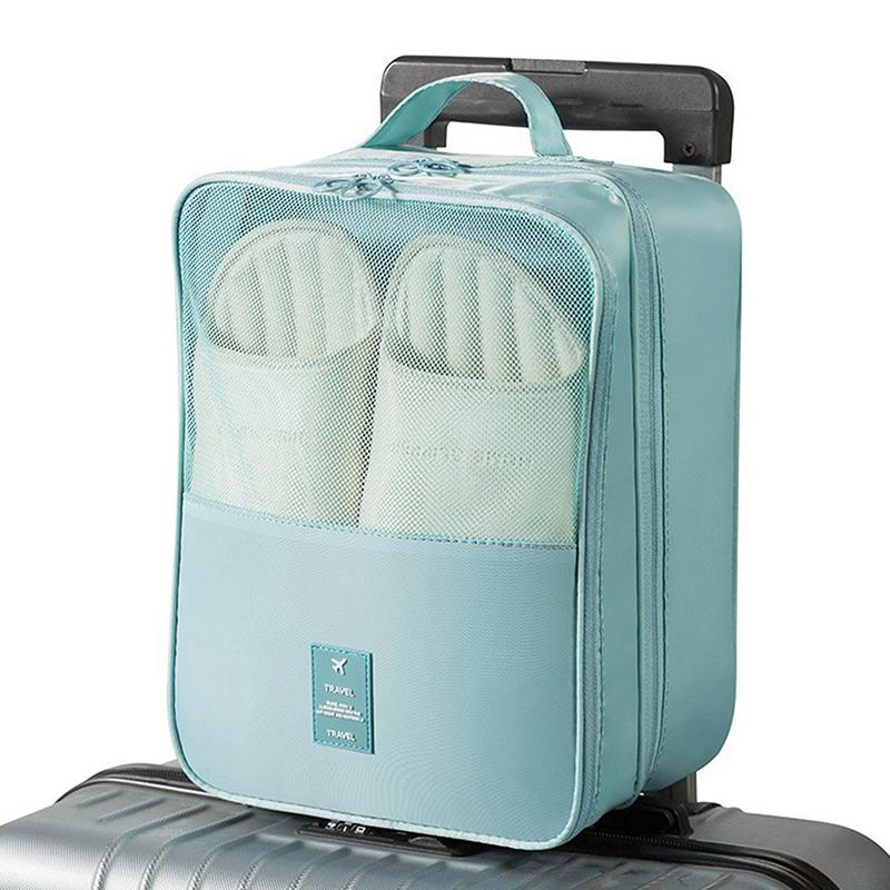 Travel Shoe Storage Bag Portable Luggage Storage Bag Travel Bag Three-Layer Storage Shoe Bag