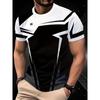 New Summer Trendy English Letter Printed Men's Casual T-shirt