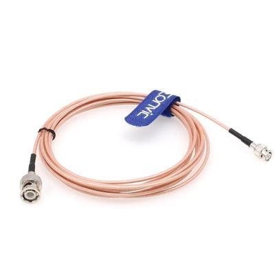 Eonvic BNC To Mini BNC Male Straight Crimp Coax RF Pigtail RG316 Cable for Atomos Monitor 4K Video Camera Blackmagic Hyperdeck Shuttle 3m