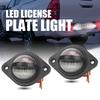 Universal LED License Plate Tag Lights Lamp for MAN Truck Trailer Car Lorry Camper Van RV Pickup SUV ATV UTV Indicator 12V 24V