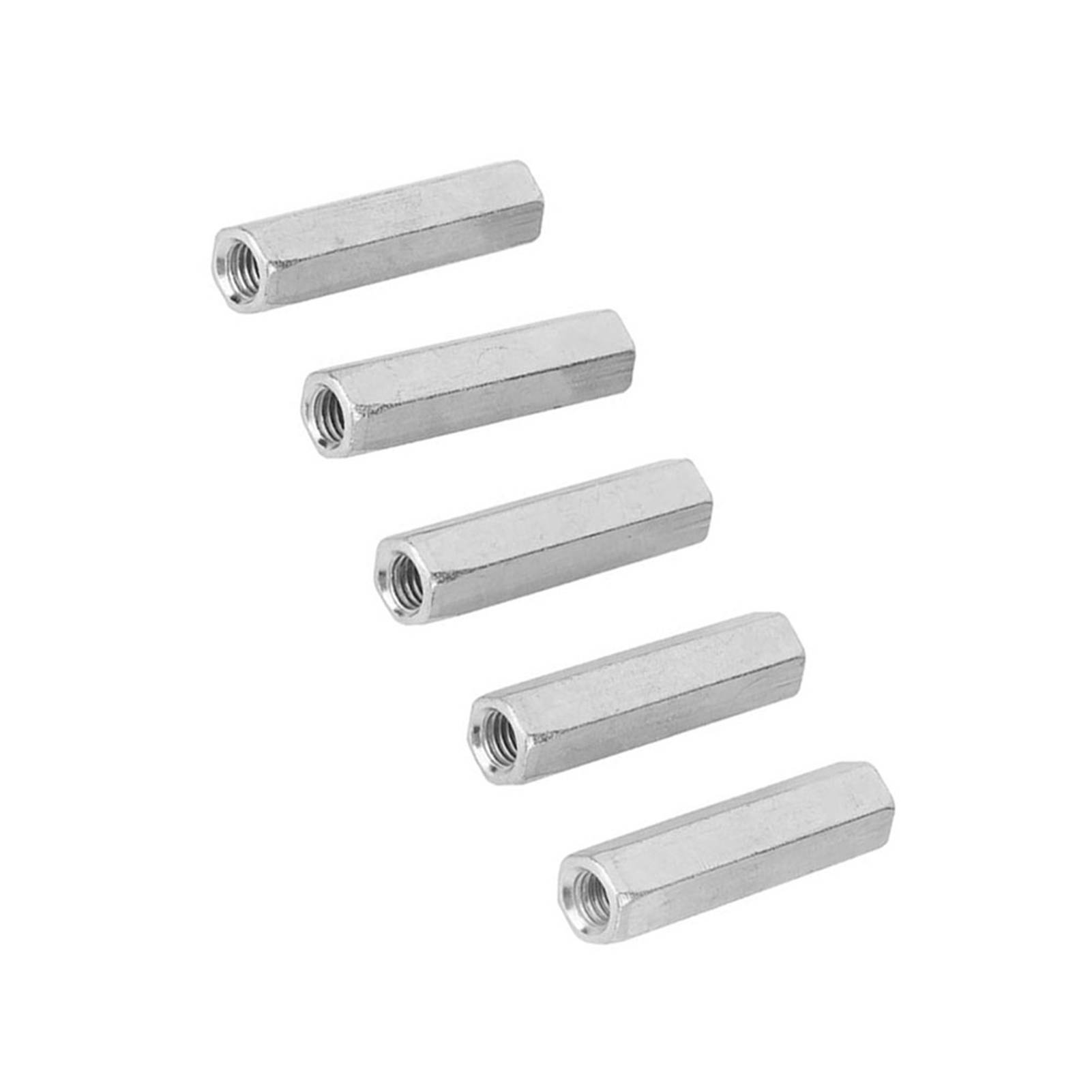 

5 шт. M8 * 50 длинная гайка стержня шестигранная шестигранная втулка гайка распорка резьбовые крепежи