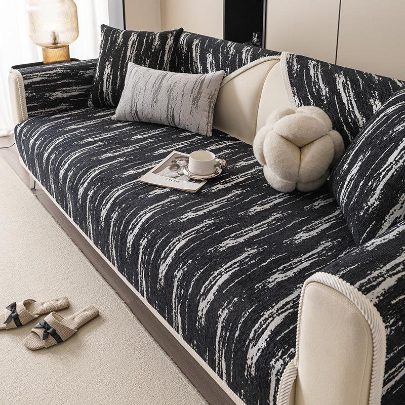New Chenier Sofa Cushion  High-Grade Four-Season Universal Seat Cushion, Non-Slip Sofa Cover, Seat Cushion Cover Cloth