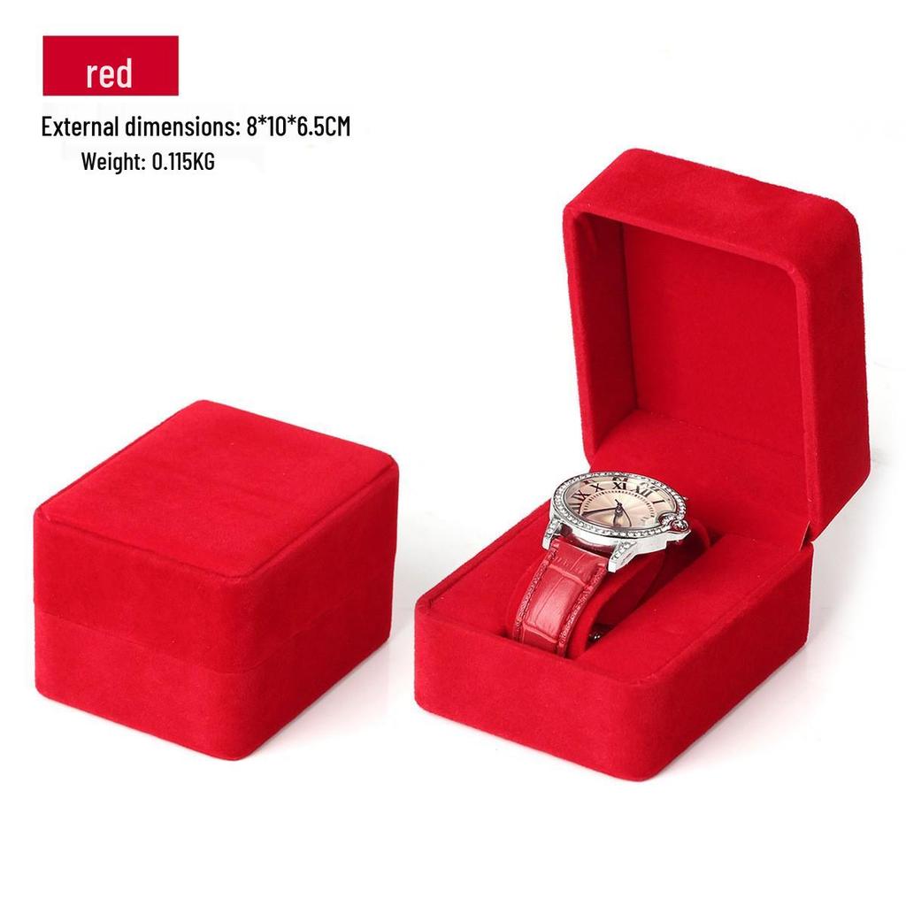 Men's Rounded Corner PU Leather Watch Box - Stylish Flip-Top Design for Storage and Packaging