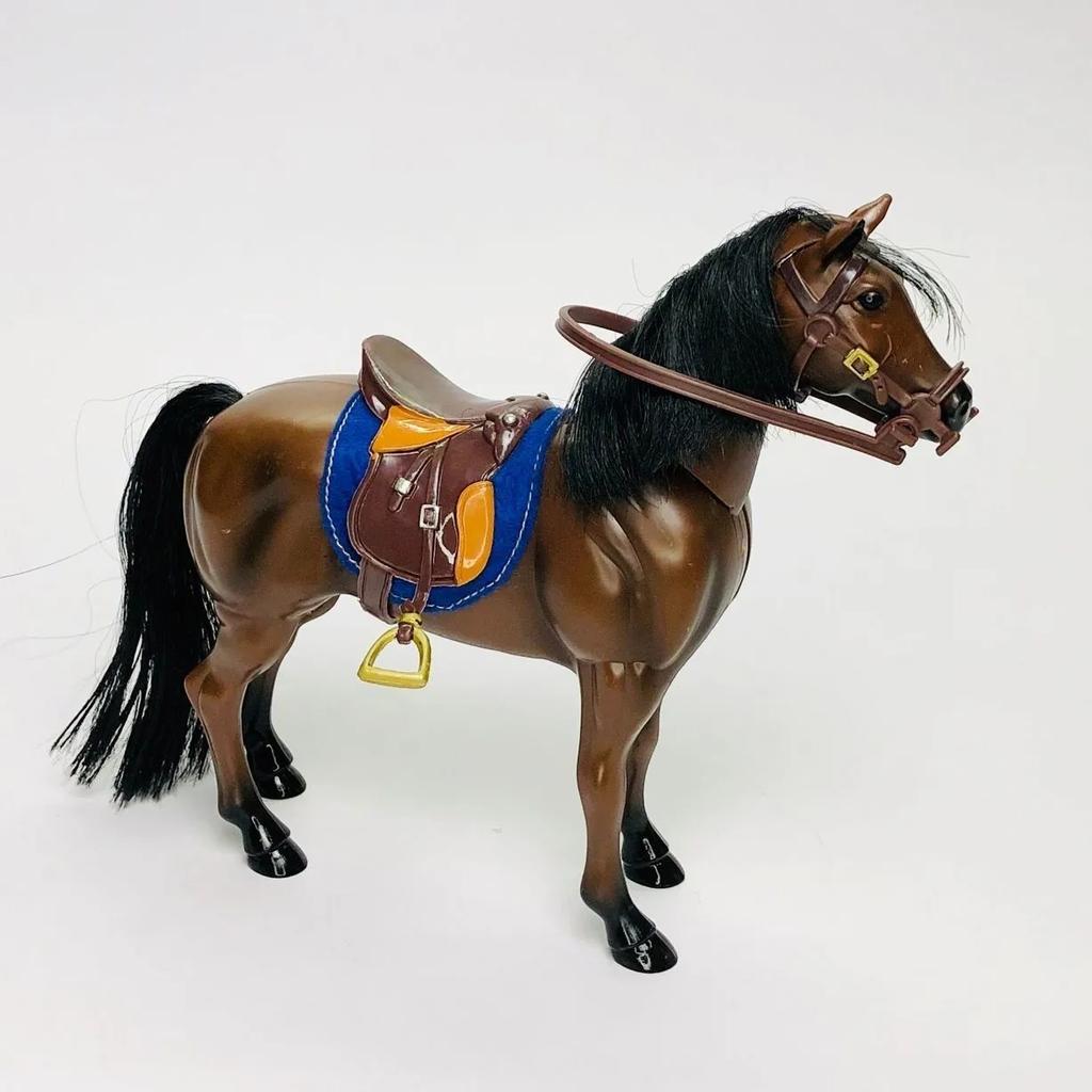 The dollhouse: simulation REINS saddle horse head riding supplies animal props mount model toy dolls