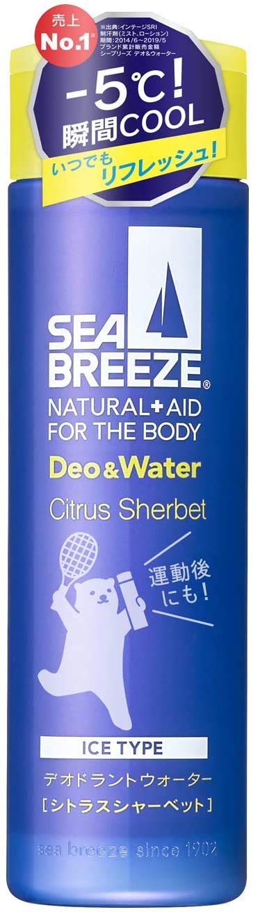 

Sea Breeze Deo Water I Ice Type Citrus Sorbet Scent 160ml x 4 Set [Shiseido] &