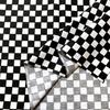 Cotone a Quadri 160cm Artigianato Giapponese Fantasia a Scacchi x [moonfarm] Tessuto, Largo, 100% Cotone, Fantasia, Colore, Tessuto, (Bianco Nero, 1m)