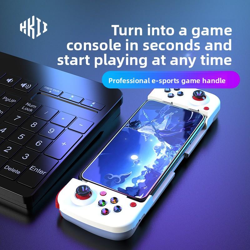 Mobile Gamepad D3 Android Ios Original Gott Stretch Bluetooth Essen Huhn Artefakt Presse Gun König Dress Up