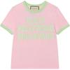 Gucci T Shirts Women's Pink Crew Neck Moderate 695816-XJED4-5904