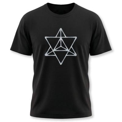 Merkaba Symbol T-Shirt | Sacred Geometry Star Tetrahedron Unisex Tee Shirt