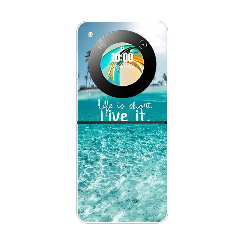 

For ZTE Libero Flip Case Hard PC Phone Back Cover for ZTE Nubia Flip Cases 6.9 A304ZT Cute Cat Funda Shell NubiaFlip LiberoFlip ZTE nubia Flip