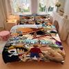 One Piece Bedding 3 Piece Set HD Print Duvet Cover Pillowcases for Teens Adult Bedroom Decoration Christmas Gift C311
