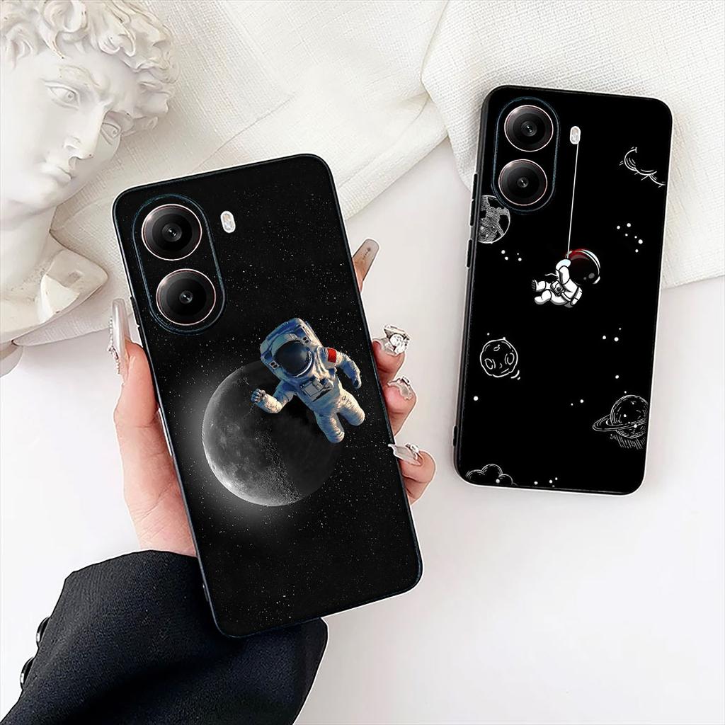 Galaxy Moon Heaven Astronaut Stars Cover for Motorola Moto Edge 70 60 Fusion NEO Pro G Stylus G56 G96 G52 G04 G05 20 Phone Case