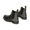 Dr. Martens 2976 Smooth Clash Leather Round Toe Slip-On Short Chelsea Boots Unisex Boots Black 27544003