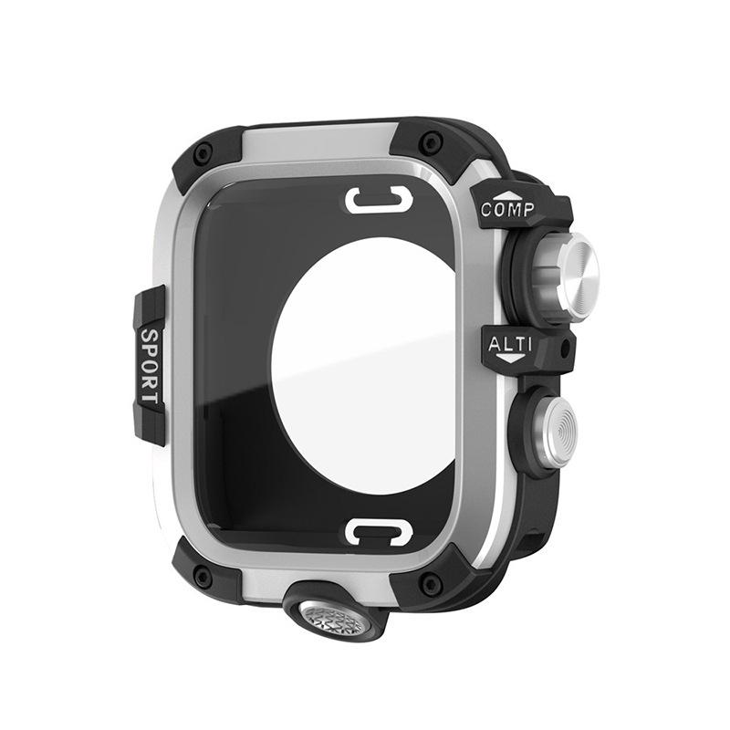 Waterproof Metal Protective Case for Apple Watch S11 with Integrated Screen Film