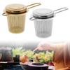 Reusable Mesh Tea Infuser Stainless Steel Strainer Loose Leaf Teapot Spice Filter with Lid Cups Kitchen Accessories