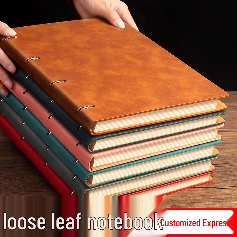 A4/B5/A5 Loose-Leaf Notebook with Custom Logo for Business or Personal Use