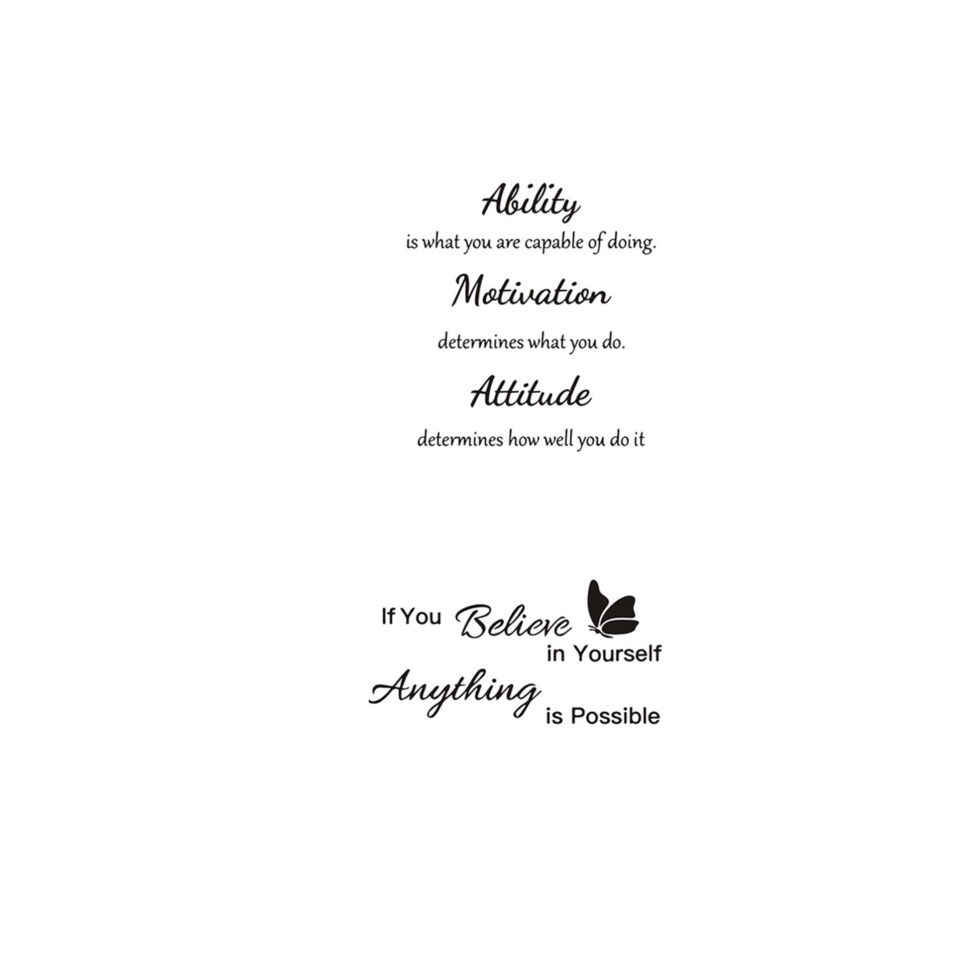 

Декор для стен комнаты Наклейка на стену Мотивационная наклейка на стену Вдохновляющие цитаты Современные наклейки на стены