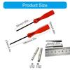 Portable Ergonomic Retro Gaming Tool 3Piece Antislip Screwdriver Suitable for Console Hardware Fixing Memory Card Access