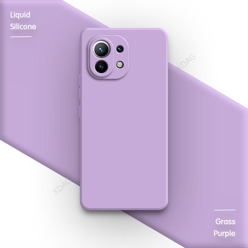 Phone Case for Xiaomi 11 Lite NE Pro Ultra 11T Pro 11X Pro 11i 5G Mi11 11Lite 11Pro 11Ultra Liquid Silicon Soft Basic Back Cover