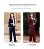 2025 Trendy Autumn Cardigan Sweatshirt Set for Stylish Middle-aged & Elderly Women - Versatile Two-piece Outfit