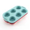 BEPAN 1PC 6 Grid Cake Silicone Baking Pan Chiffon Mousse Cake Mold Household Baking Tools Bread Baking Pan Kitchen Tools