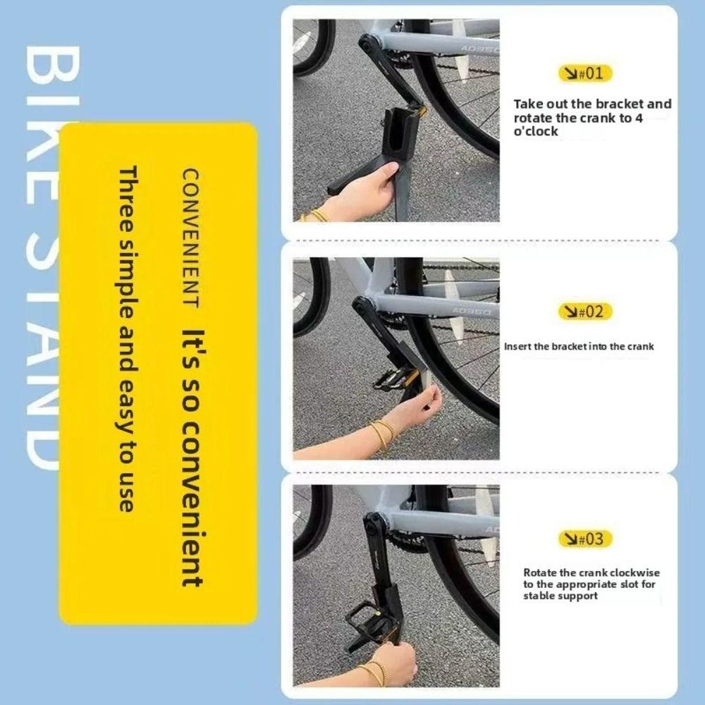 Lightweight Bike Stand Wheel Support Bicycles Support Rack Durable Bicycle Rear Parking Rack  Bike