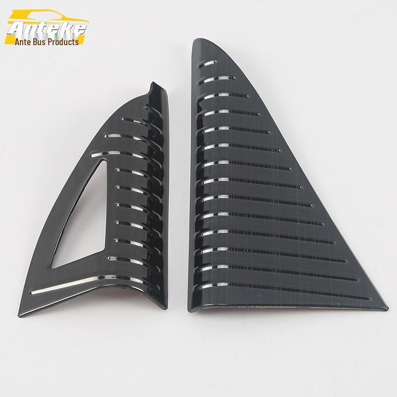 Stainless Steel Front Pillar Trim for 2018 Kia Sportage - A-Pillar Triangle Panel Decoration