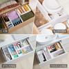 Lifewit Plastic Drawer 10cm Adjustable Drawer Organizer for Expandable Dresser Dividers for Organization and Storage 5-Pack Dividers, Height,