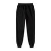 Mens Fleece Jogger Pants Casual Sportswear Straight Fit Elastic Waist Drawstring Bottom