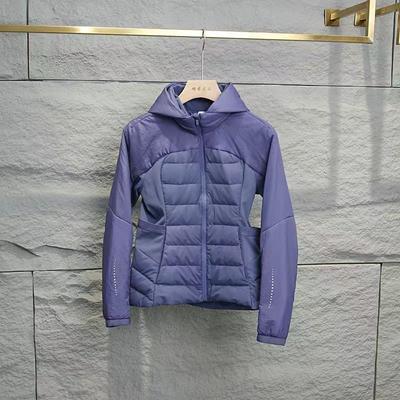 Winter New Down Jacket Women's Short Slim and Thin Plastic Light Sports Warm Yoga Clothes