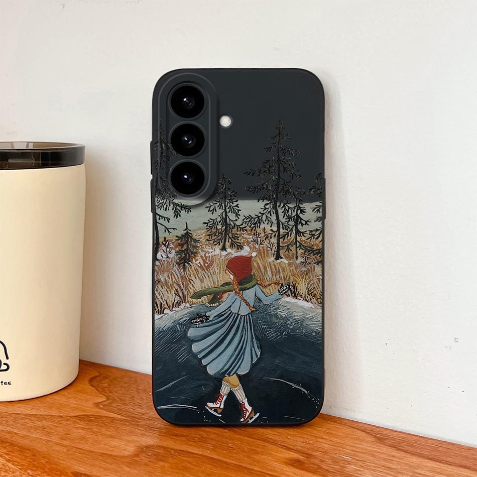 For Samsung S26 Ultra Phone Case For Galaxy S26 Plus Cute Astronaut Liquid Silicone Full Coverage Anti Drop Soft Durable Bumper