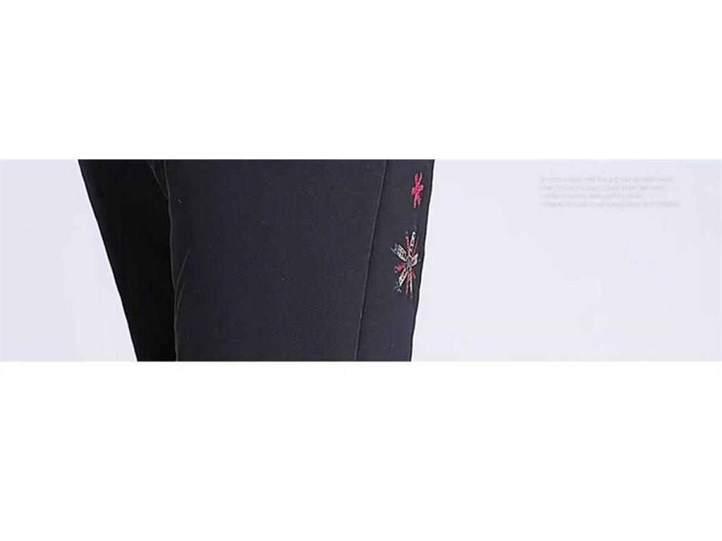 Women's Warm Winter Pants - Middle-Aged & Elderly, Thick Velvet & Lamb's Wool, Loose Fit, Cotton, Grandma Style