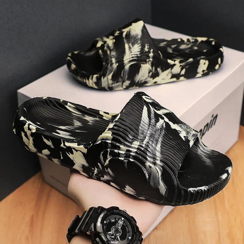 Slippers Men's Home Comfortable Men's Sandal Living Room Slippers for Man Slides Shoes Genuine Mens Slipper Man Luxury 2024 Soft