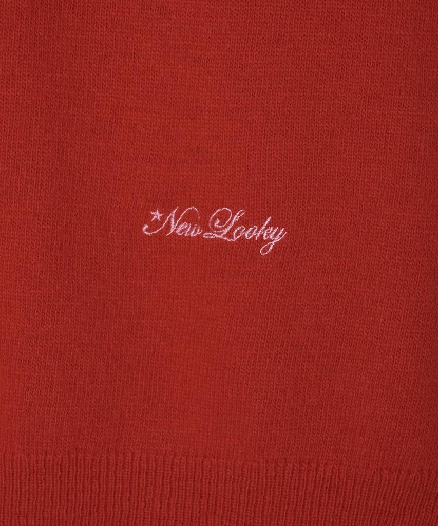 Nyuluki Cozy Round Knit Pullover_Red