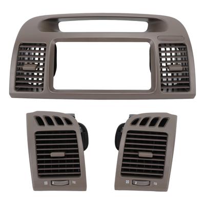 Front Center Dash AC Vents Radio Trim Bezel Air Conditioning Outlet Grill Panel Replacement for Toyota Camry XV30 2001