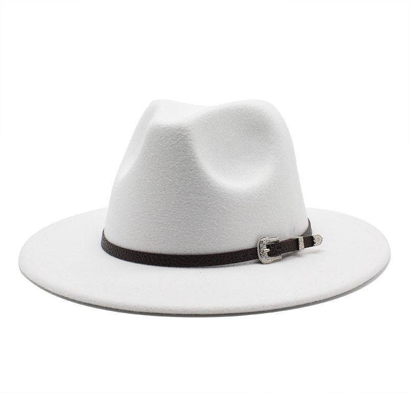 1 Stück Britischer Stil Filz Jazz Fedora Hut Panama Trilby Hüte Für Damen Herren Gentleman Hochzeitsfeier Hut