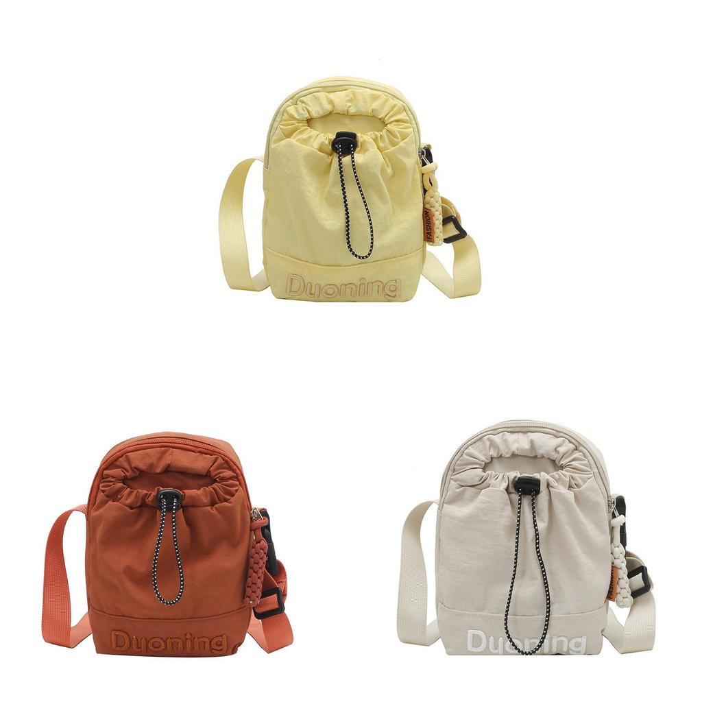 Nylon Crossbody Bag With Letter Design For Casual Streetwear And Daily Use