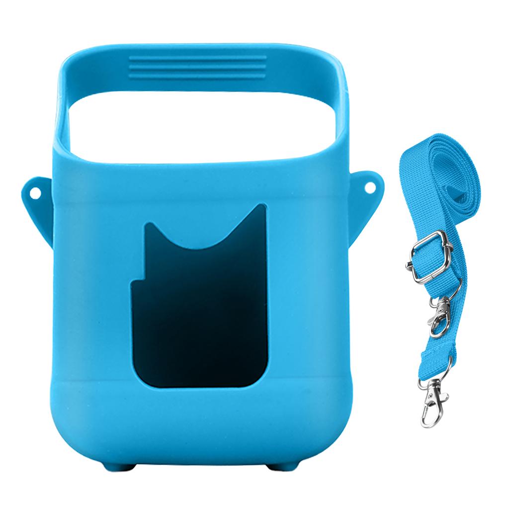 Silicone Protective Case with Easy To Carry Handle Soft Anti-Slip Protective Sleeve Compatible for Toniebox 1&2 Audio Player