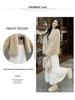 Women's White Lace High-Waist A-Line Long Skirt - Fluffy, Plush, Perfect for Spring & Autumn